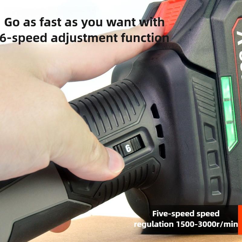 Electric Sanding Machine Handheld Lithium Battery Polisher Metalworking Brushing Polishing Grinder Portable Powerful Tools