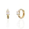 LUNNE 14k Diamond Shining One-Touch Earrings (14k Gold) #LCE03