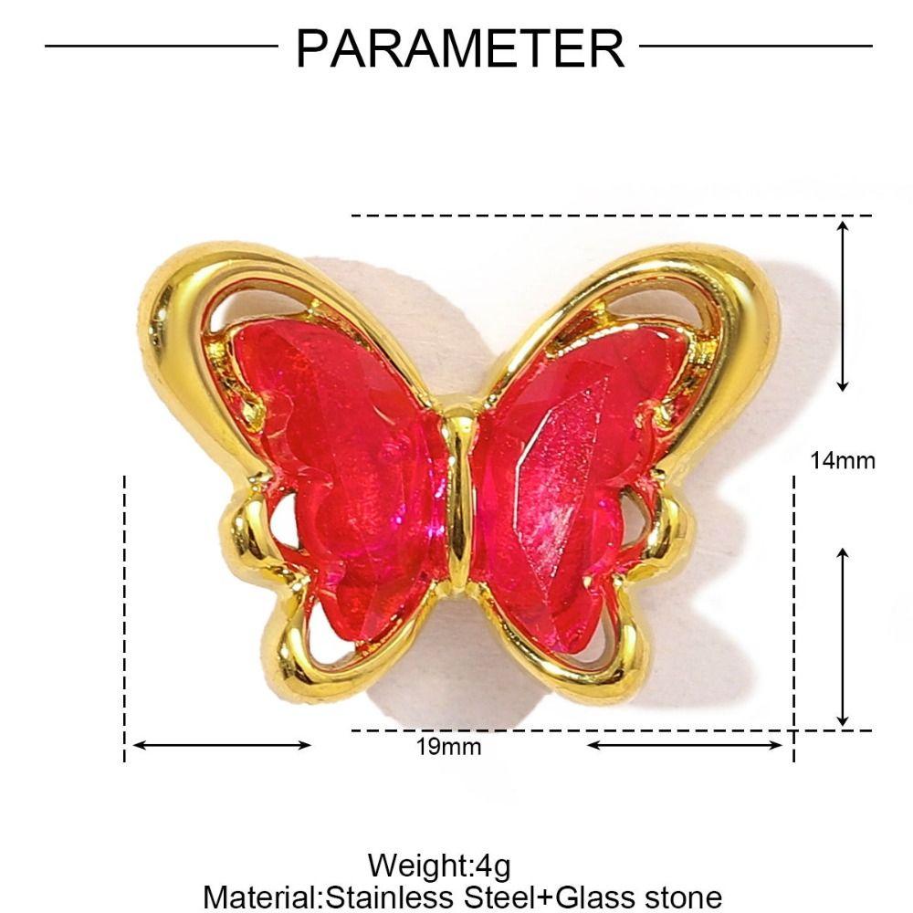 3pcs Stainless Steel Cross Charm Vintage Heart Charm Fashion Cubic Zircon Pendant Gift