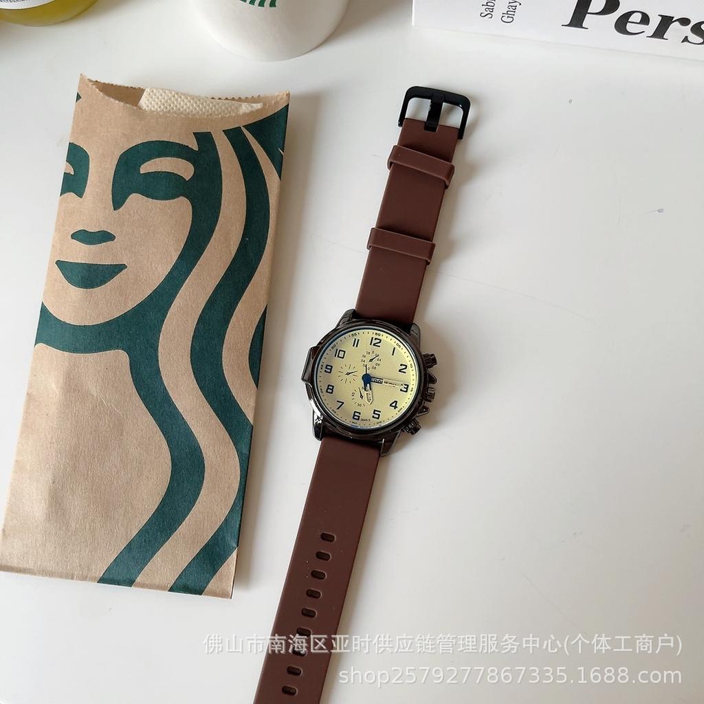 Trend Watch Male Teen Female Student Simple Casual Sports Silicone Neutral Watch