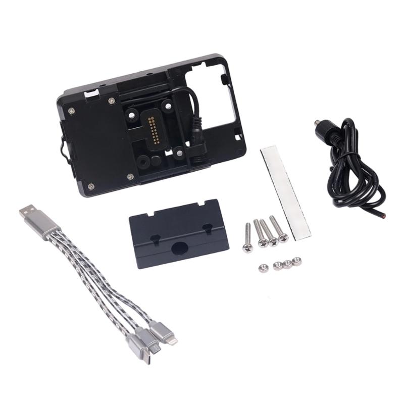 Premium Motorcycle Navigation Mount with Adjustable Ball Joints & Vibration Damping Technology for Motorcycle