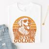 Retro Golden Retriever T-Shirt: Stay Golden Dog Lover Gift