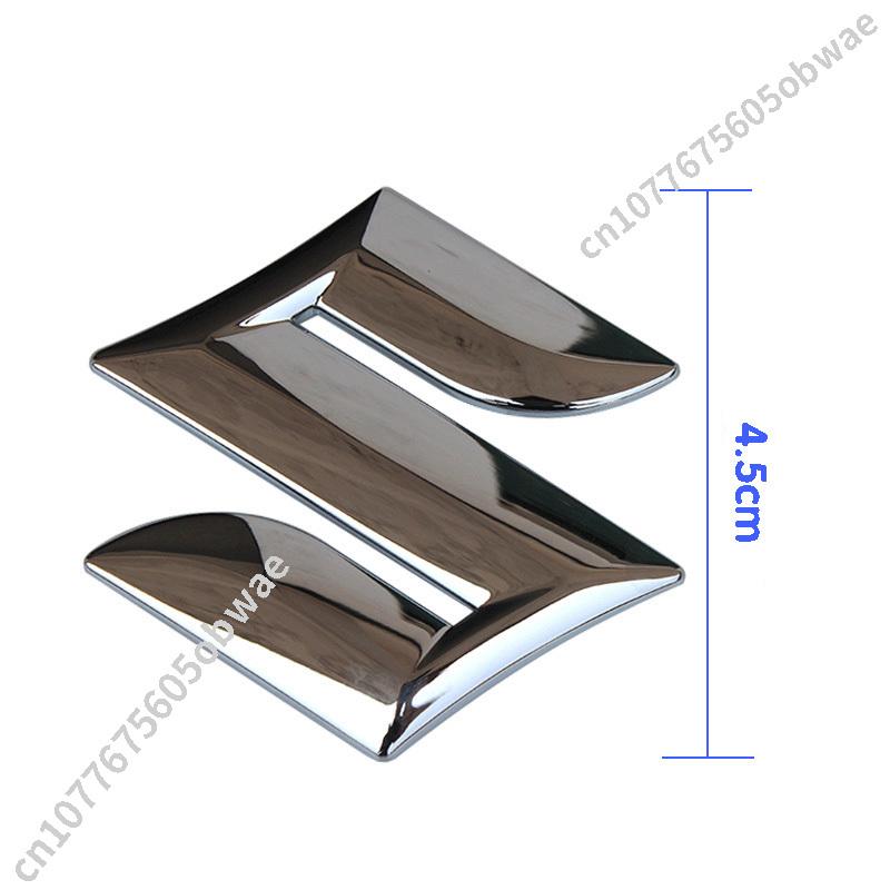 For SUZUKI Vitara swift CELERIO Dzire Alto Front Grill Rear Trunk Hood Sline Car Accessory ABS Black SUZUKI Logo Emblem Sticker