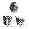 Car Styling 3D Nickel Sticker Autobot Transformers Zinc Alloy Sticker Auto Badge Emblem  for Mobile Phone Laptop Decoration