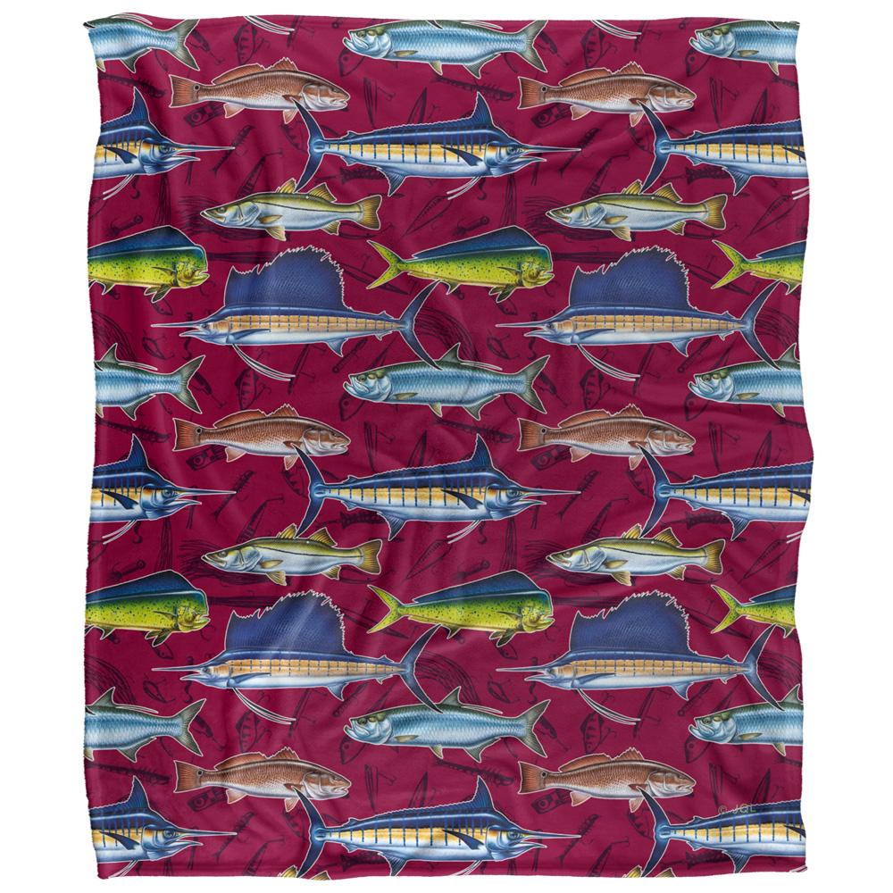 JQ Licensing Silky FIshing Supersoft Blanket