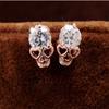 2023 Gothic Zircon Skull Earrings For Women Halloween Party Zircon Gift Accessories