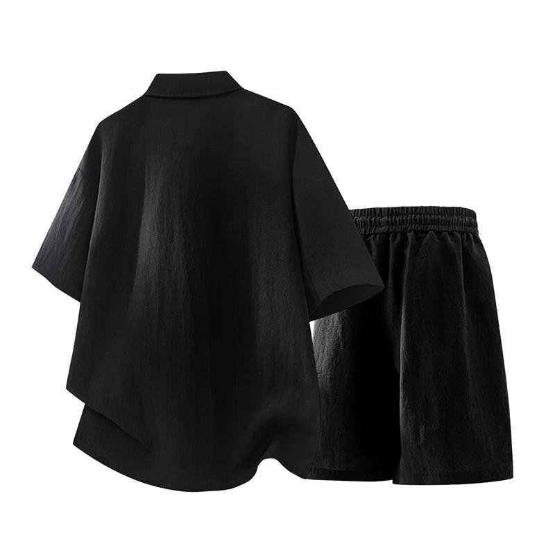 Summer Casual Sports Set For Men, Summer Thin Loose Casual Two-piece Set