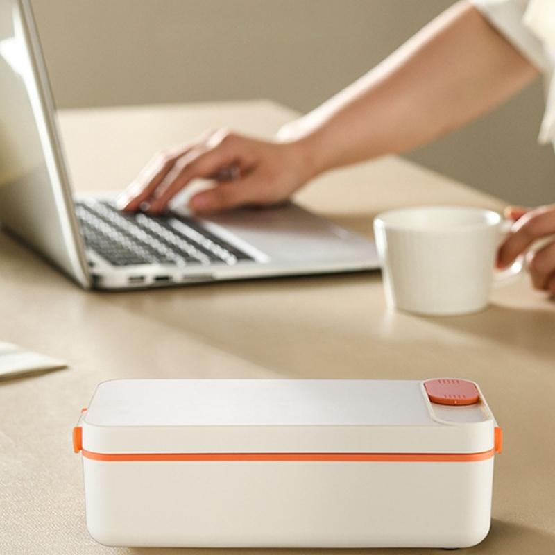 Battery Powered USB Charging Electric Lunch Box With Double Mode Heating And Insulation For Car Use