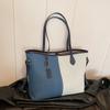 Sommer neue Mode Kontrastfarbe Kind und Mutter lässige große Tasche einzelne Schulter trendige Damentasche