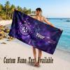 Austria Wien FC Design Beach Towel Custom Text Large Towel for Beach Vacation
