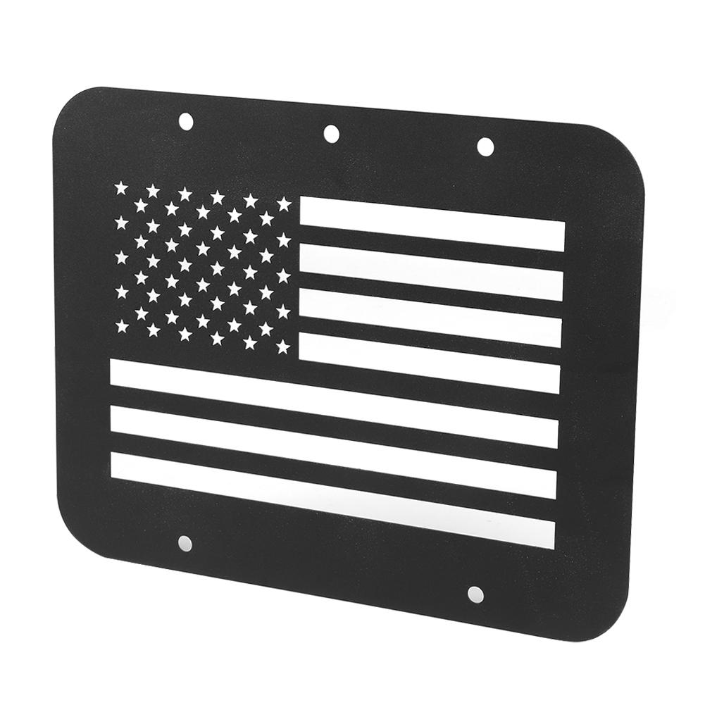 Tailgate Air Vent Outlet Cover Plate National Flag Style Fits for Jeep Wrangler TJ 1997 2006