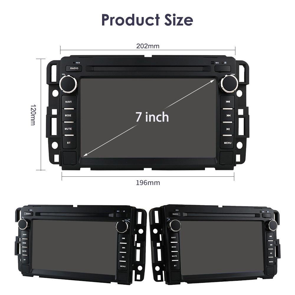 7-Inch Android GPS Car Navigation Player with CarPlay for Enclave, Hummer, GMC.
