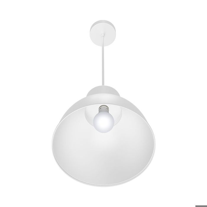 Suspension décorative - BRAYTRON - BV05-00040 - Métal blanc - 1xE27 - 23W IP20