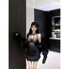 Spring New Arrival: Pure Desire Socialite High-End Patchwork Bodycon Halter Dress for Women
