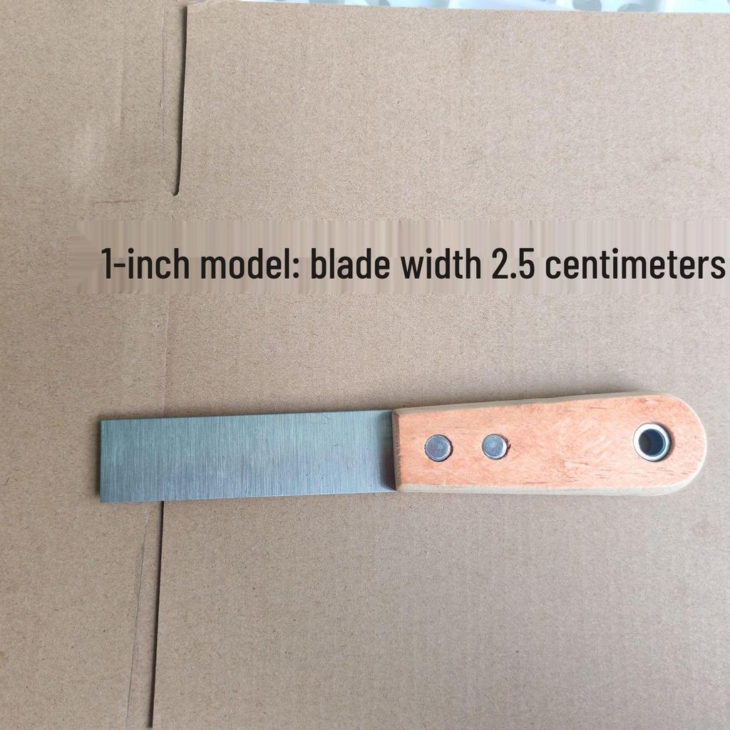 Multifunktionell Trähandtag Förtjockad Spackelspade och Skrapa