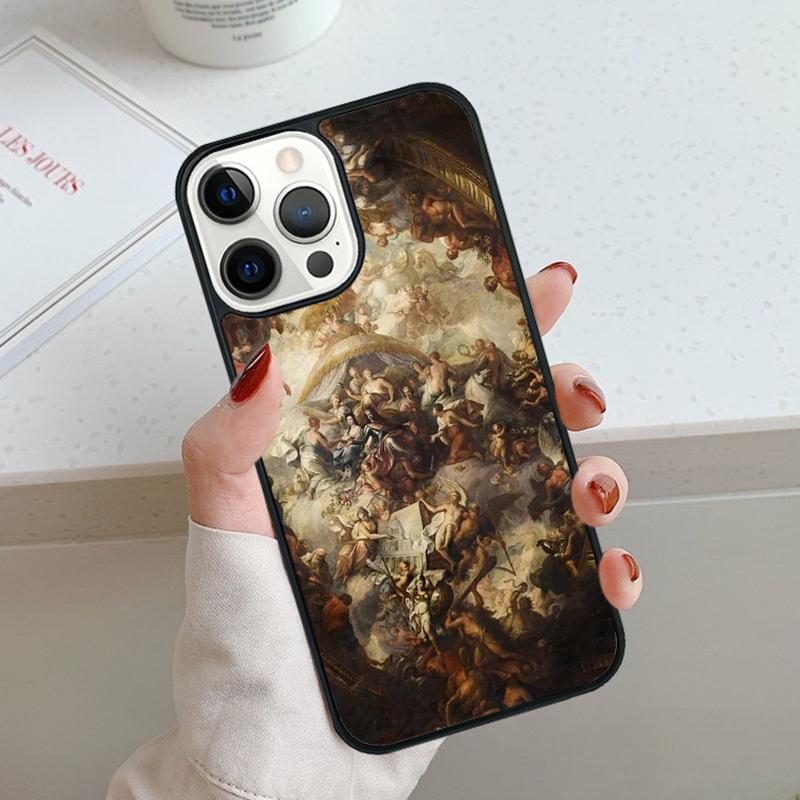 Vintage Baroque Painting Phone Case For iPhone 17 Air 11 12 13 14 15 16 Pro Max Cover For iPhone 17 Air Max Plus Coque Shell