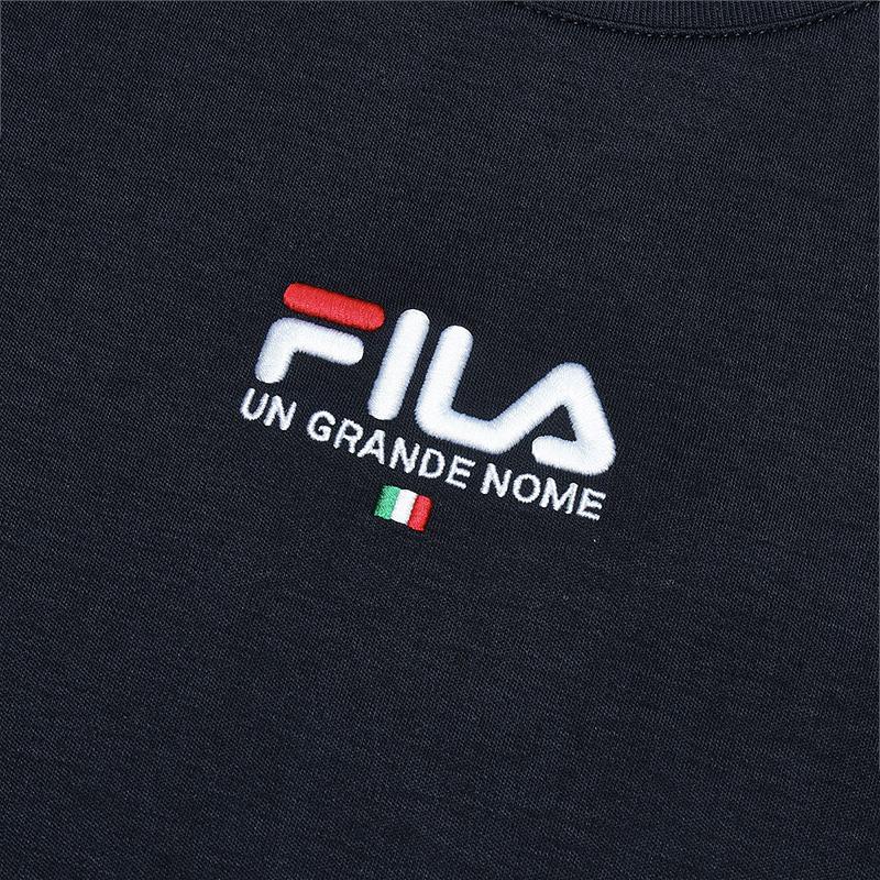 Fila ORIGINALE T Shirts Men's Legend Blue Crew Neck Moderate F51M439114ANV