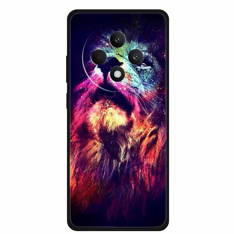 For Oppo Reno12 F 5G Case 12 F 4G Lovely Soft Silicone TPU Painted Cat Phone Cover For Oppo Reno12 FS Back Cases Fundas Bumper