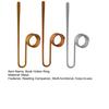 3 Pcs Book Holder Ring Bookmark Thumb Finger Ring Page