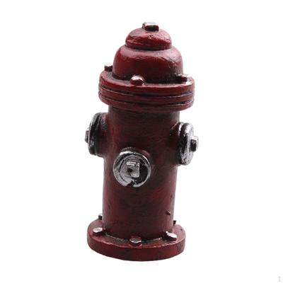 Mini Model Hydrantu Pożarowego, Dekoracja Krajobrazu Mikro, Wielofunkcyjny Ozdoba Kreatywny Maleńki Posążek