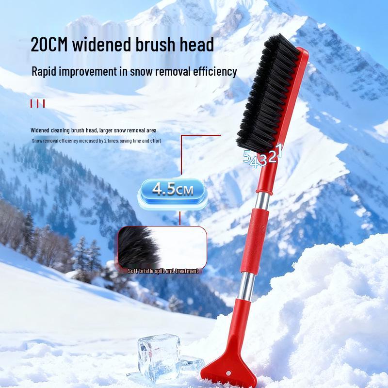 Multi-Functional Snow Removal Shovel: Snow Plow Brush, Car Shovel, Ice Scraper