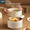 1.8l mechanical stainless steel with steamer - white