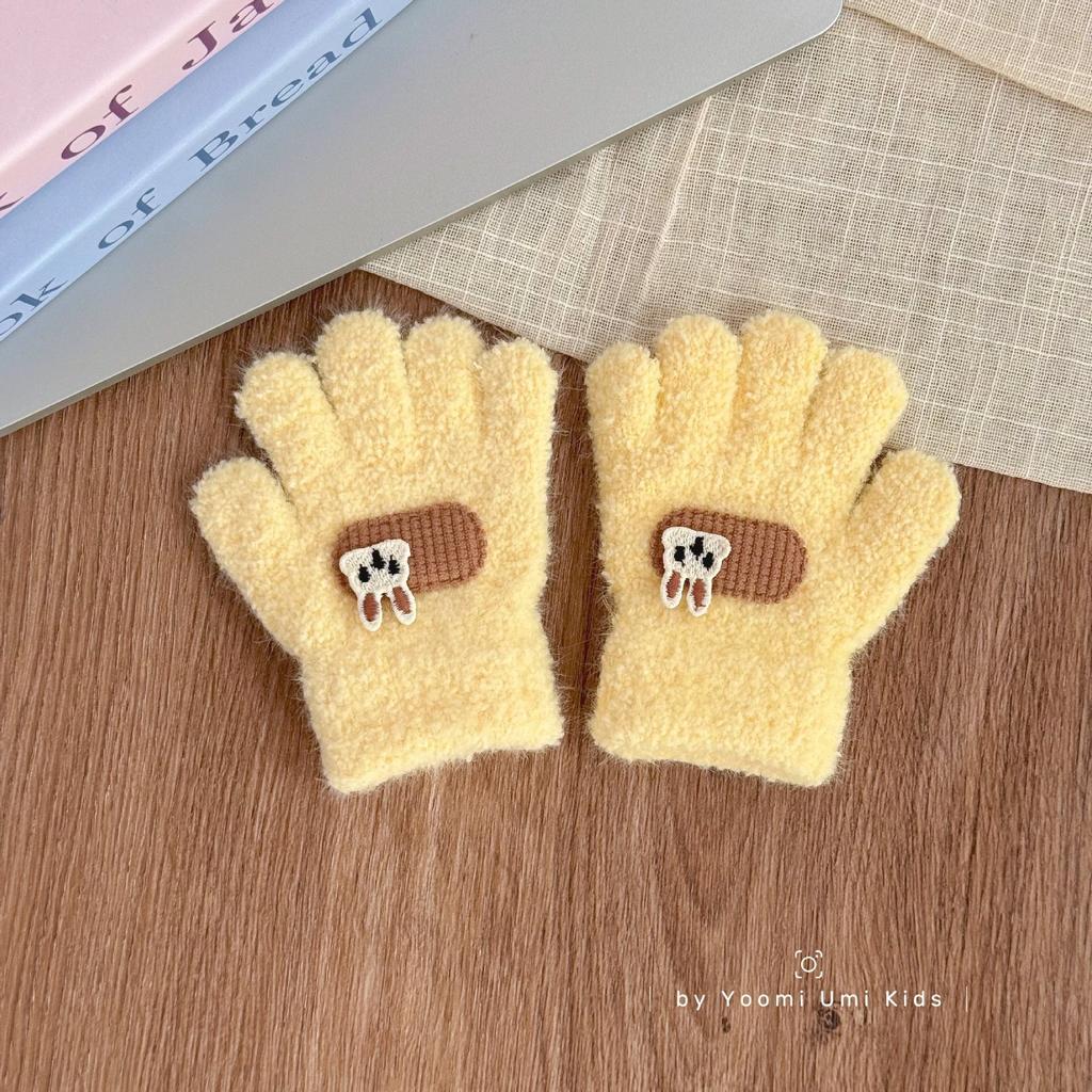 Winter Thickened Infant and Toddler Cold Proof Five Finger Knitted Finger Gloves for Men and Women