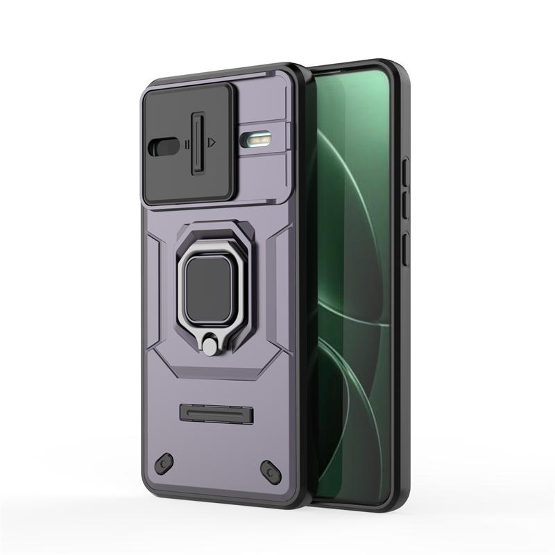Shockproof Case For Xiaomi Poco F7 Pro Case For Poco F7 Pro F7 Ultra Ring Holder Magnetic Cover For Poco F7 Pro Push Window Case