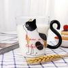 For Home Office Durability Glass Smooth Heat Resistant Breakfast Mug Handy Cup Glass Cup Mug