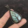 Pandantiv Arborele Vieții Labradorit Înfășurat în Sârmă de Cupru Pandantiv cu Piatră Prețioasă Pandantiv Designer Handmade Bijuterii din Sârmă de Cupru cu Labradorit Cadou pentru Mamă