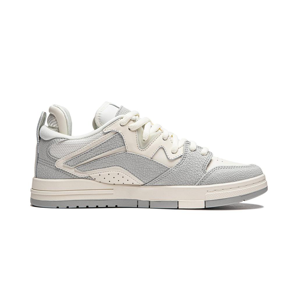 Li Ning Wave Pro Slip Resistant Cushioning Abrasion Resistant Support Skateboard Shoes Men's Gray AECU029-1
