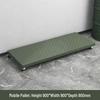 Large Army Green Heavy-Duty Mobile Mesh Storage Cage with Wheels