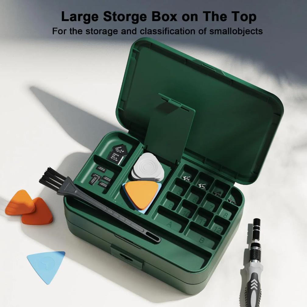 132 In 1 Precision Screwdriver Set Magnetic Screwdriver Head with Storage Box 152 Bit Small Hand Repair Tool Kit