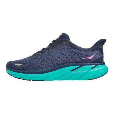 HOKA Clifton 8 Outer Space Atlantis Damskie Sneakersy Niebieskie 1119394-OSAT