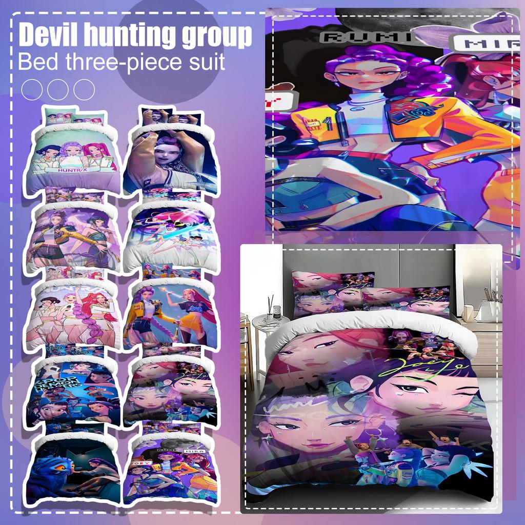 Christmas Decoration Printed Duvet Cover, Ultra Soft Brushed Microfiber Bed Comfort Set