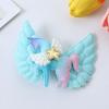 Cartoon Unicorn Baby Hair Clips Wing Horse Hairpins Shiny Hair Bow Kids Headwear Christmas Birthday Gift Girls Hair Accessories