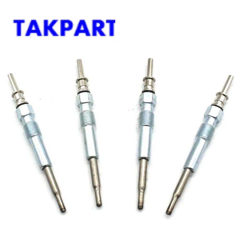 

TAKPART 4pcs Diesel Heater Glow Plugs For BMW 1 3 5 Series E81 E87 E46 E90 E91 X3 2.0 520 4pcs