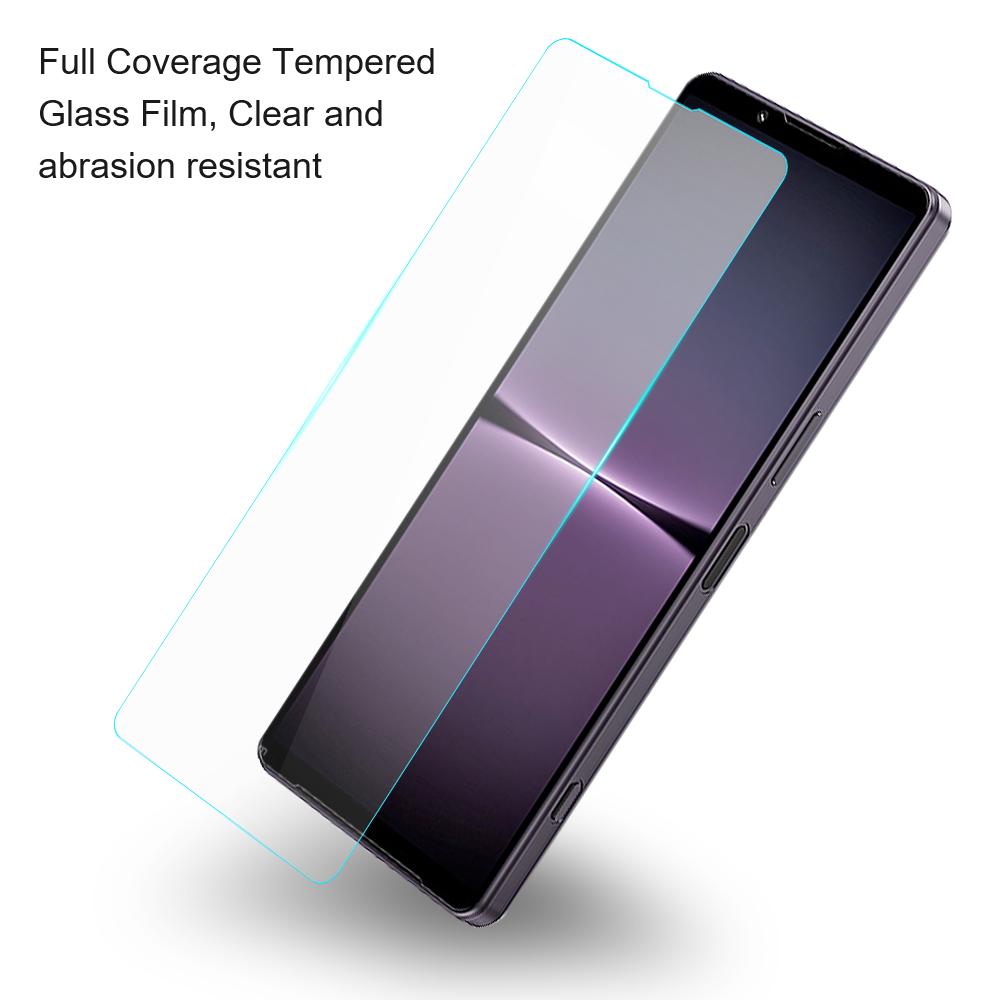 AMORUS For Sony Xperia 1 VII Front Screen Protector 2.5D Arc Edge 9H High Aluminum-Silicon Glass Film