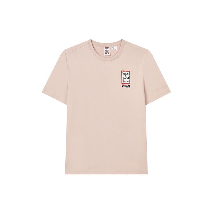 New FILA X HAGT T Shirts Unisex Pink F11U229102F-PK