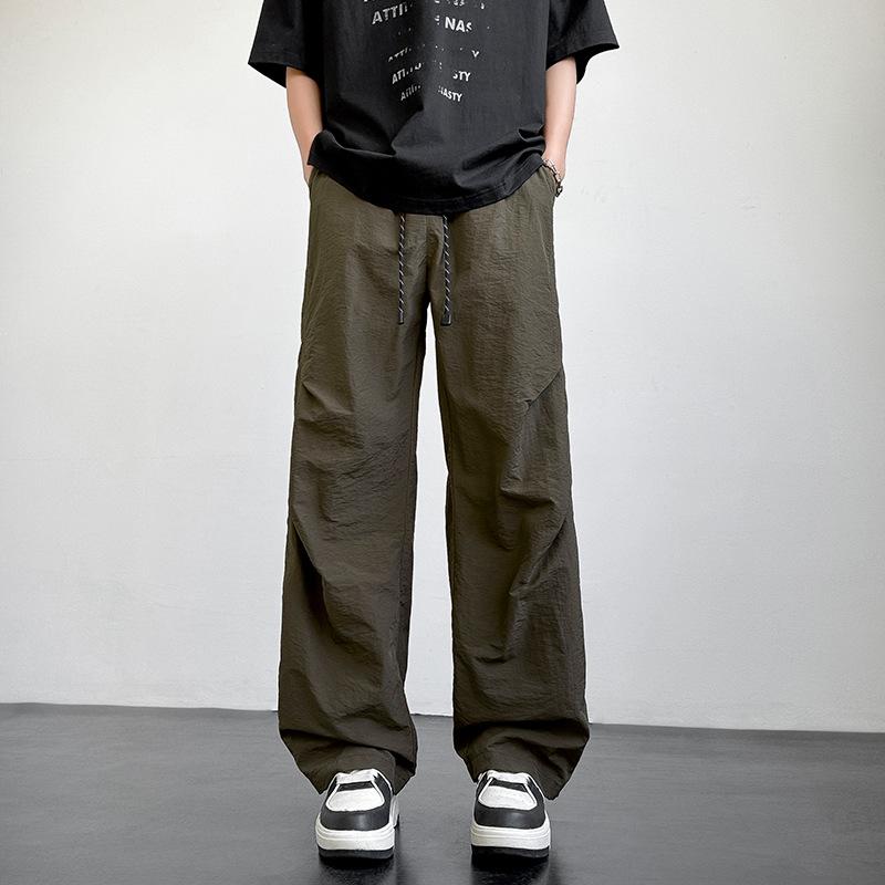 

Повседневные брюки Американский парашютист Мальчики Весна и лето Новые Прямые Свободные Универсальные брюки Рабочие брюки 4XL