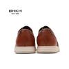 Bhkh  Autumn Genuine Leather Men Dress Shoes Fashion Lace -Up Man Casual Shoes Smart Business Work Office Footwear Lightweig