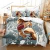 Baki Hanma Bedding Set Adults Boys Anime Bedding Set Duvet Cover Set Single Double Queen King Size Quilt Cover Pillowcase