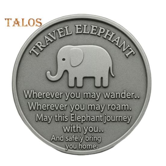 

Сувенирная монета в виде черепахи для обнимашек, жетон для путешествий в виде слона, коллекционная монета из сплава, памятный значок, украшение в виде черепахи, слона, подарок для влюбленных Elephant