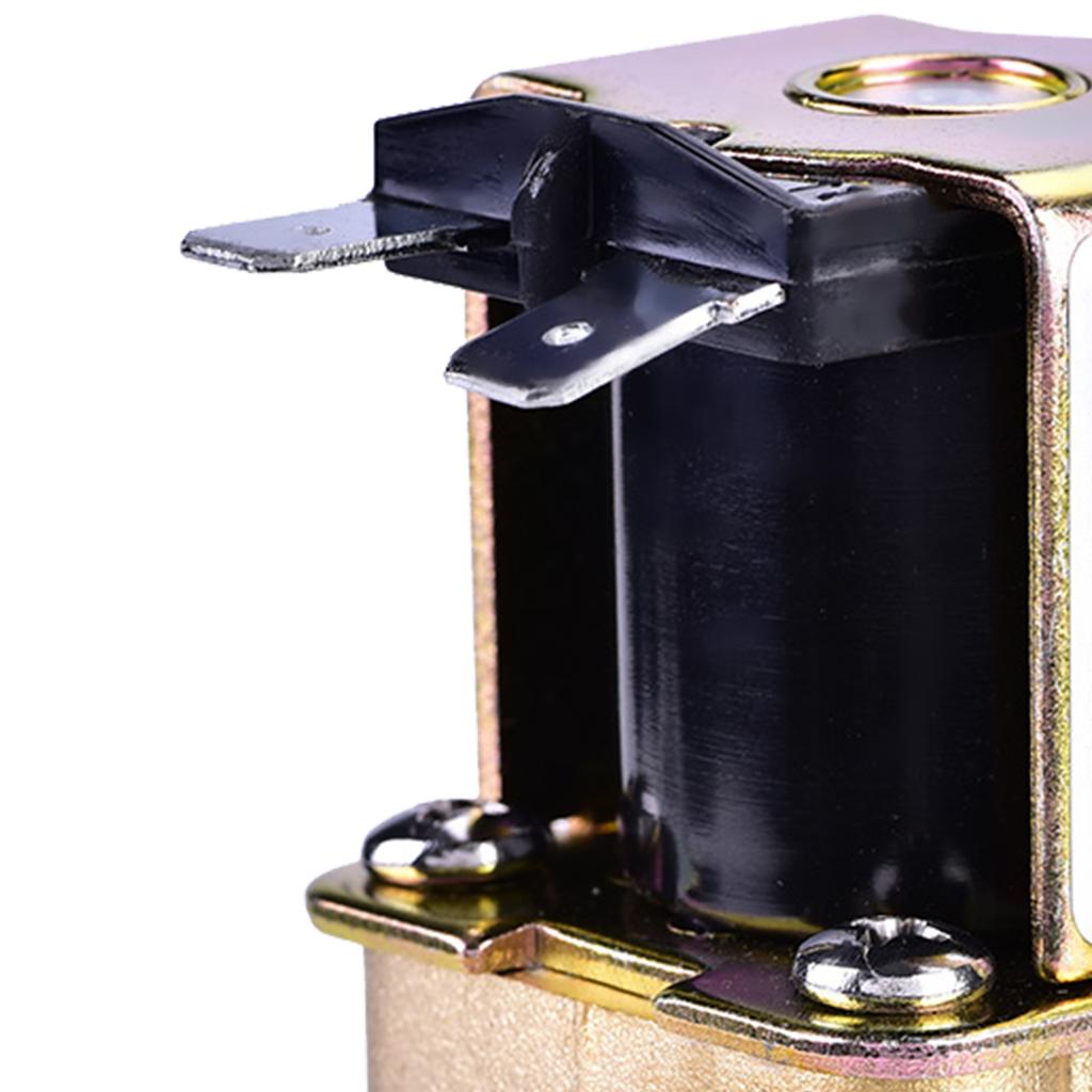 3Celsius4   24V Solenoid Valve, Electric Solenoid Valve Water   Control with Brass Body for Steady  , Easy Installation