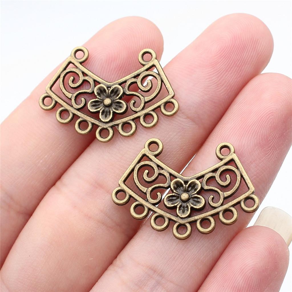 Accessories Parts Curved Necklace Connector Minimalist Jewelry Components QA013