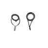 48Pcs Fishing Poles Eyelet Ceramic Insert Fishing Rod Guide Eye Ceramic Rings Ceramic Wear Heat Conduction Repair Part