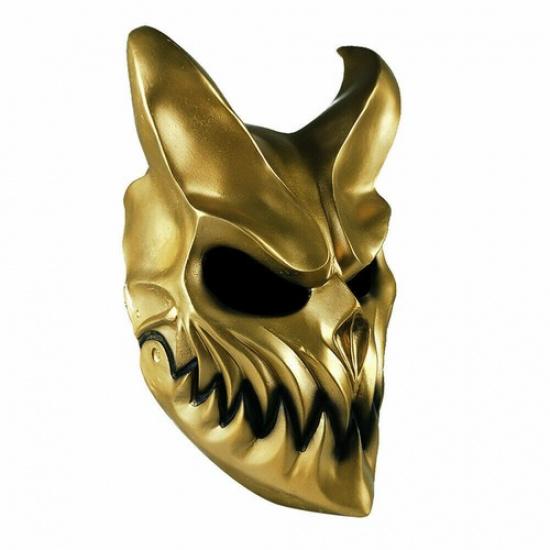 Demon Latex Mask Slaughter To Prevail Devil Darkness Demolisher Gold Black