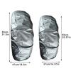1Pcs Car Spare Tire Cover Case 190T Silver Coated Cloth Auto Wheel Tires Storage Bags Covers Dust-proof Protector Accessories