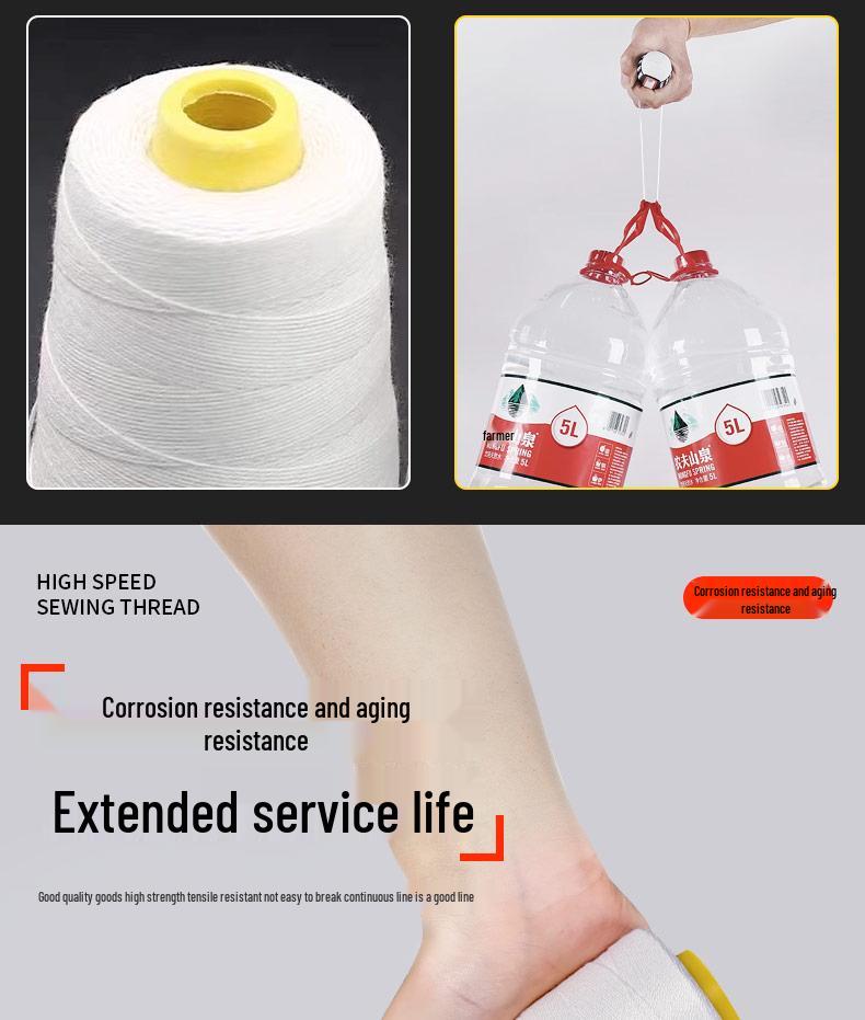 Handheld Sewing and Thread Sealing Machine for Bag Packing.