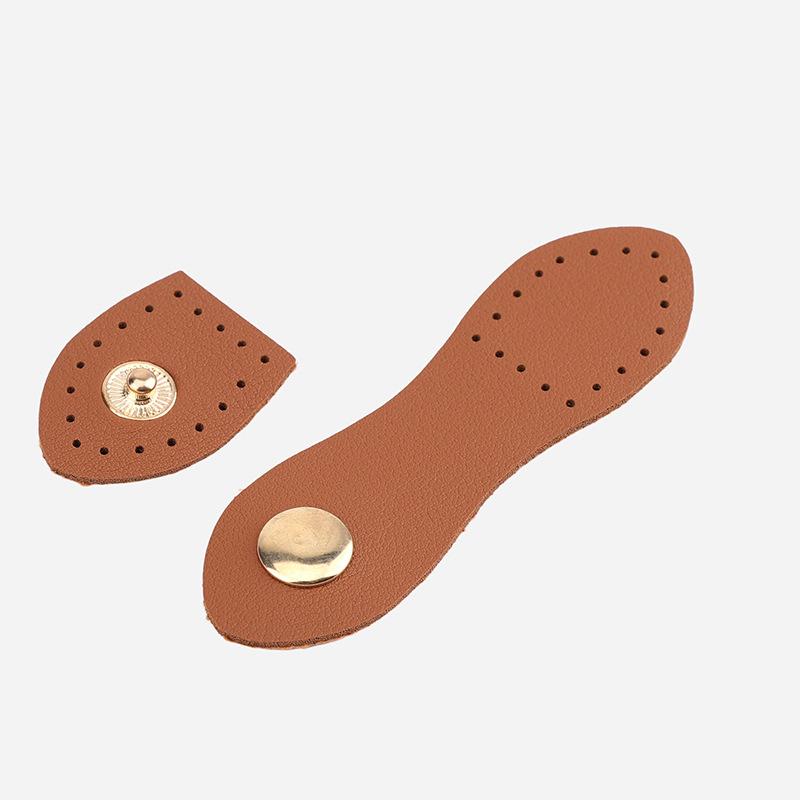 Leather Bag Buckle Handmade Buttons Wallet Hasp Clasp Buckle Card Pack Buckle For Diy Handbag Accessories